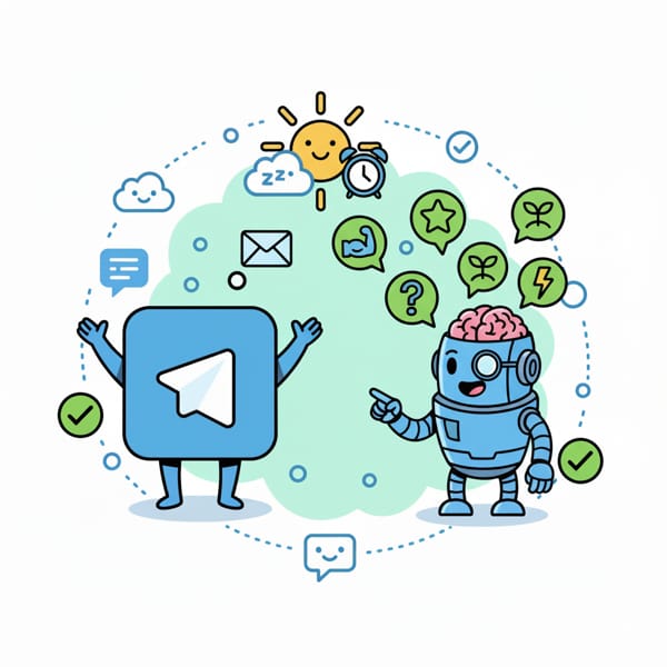 telegram_motivazionale integrazione telegram con AI per messaggi promozionali