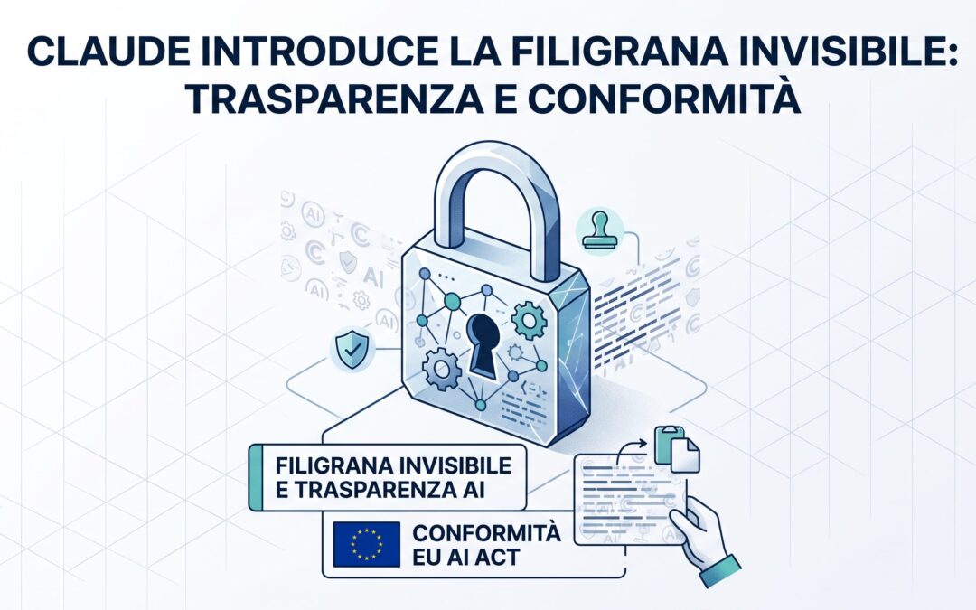 Claude introduce la “filigrana invisibile”: cosa cambia per aziende e professionisti con le nuove regole sull’AI